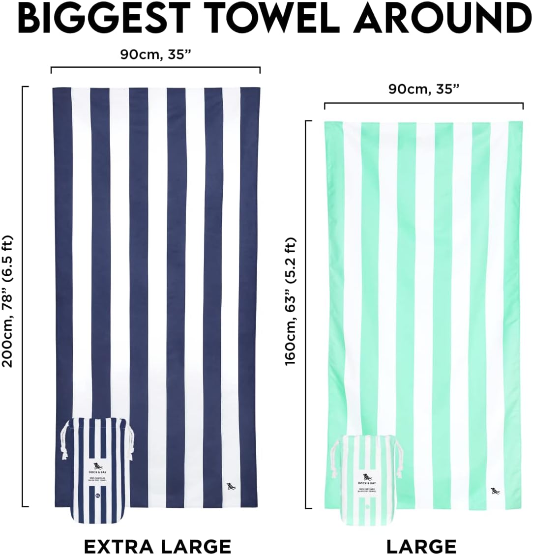Dock Bay Custom Beach Towel - Boracay Yellow Quick Dry Sand Free