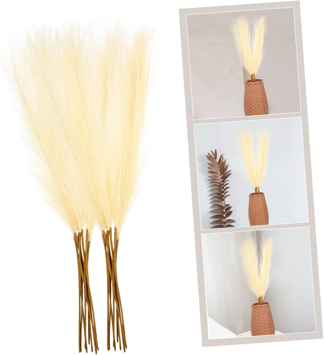 FUNOMOCYA Ornamental Grass Plants 50PCS DIY Decor Props