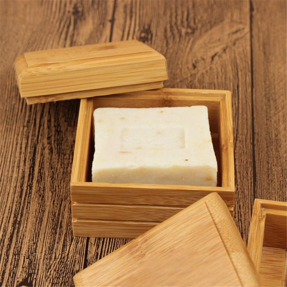 Wooden Bar Soap Holder for Shower Bathroom Sink Kitchen