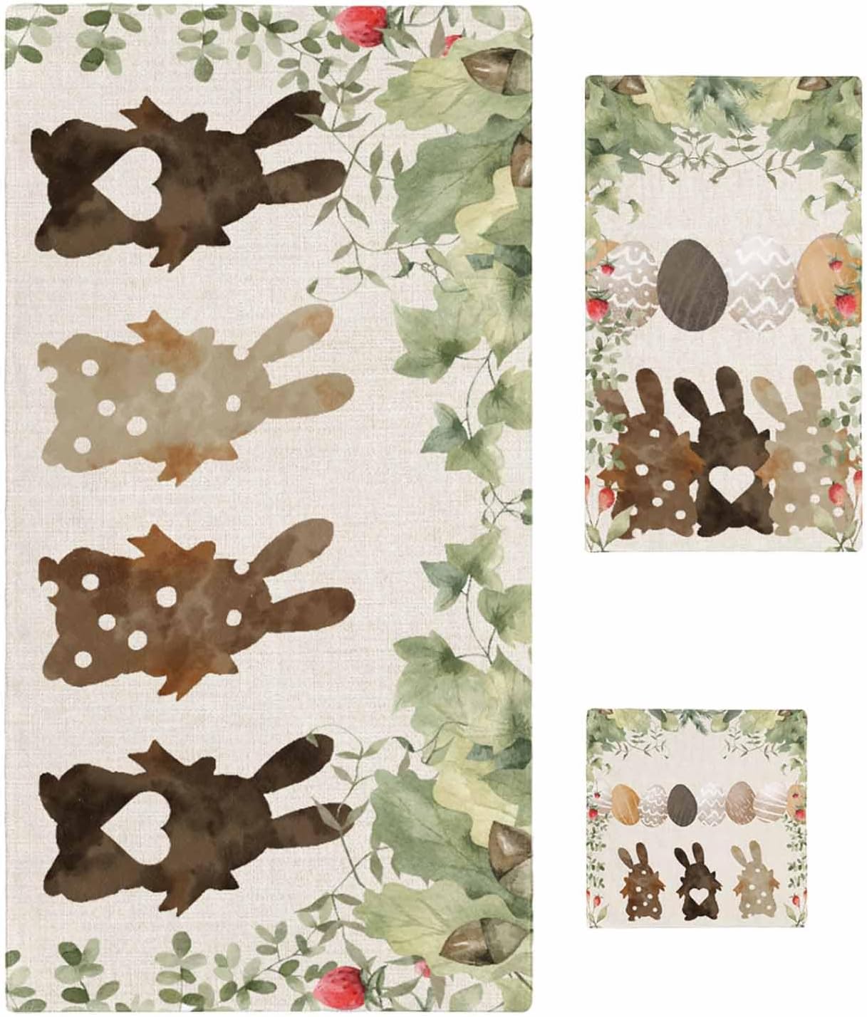 ZOE GARDEN Easter Bunny Towel Set 3-PC