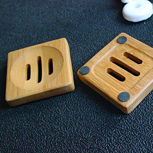 UnderReef Bamboo Soap Dish Square Holder 1