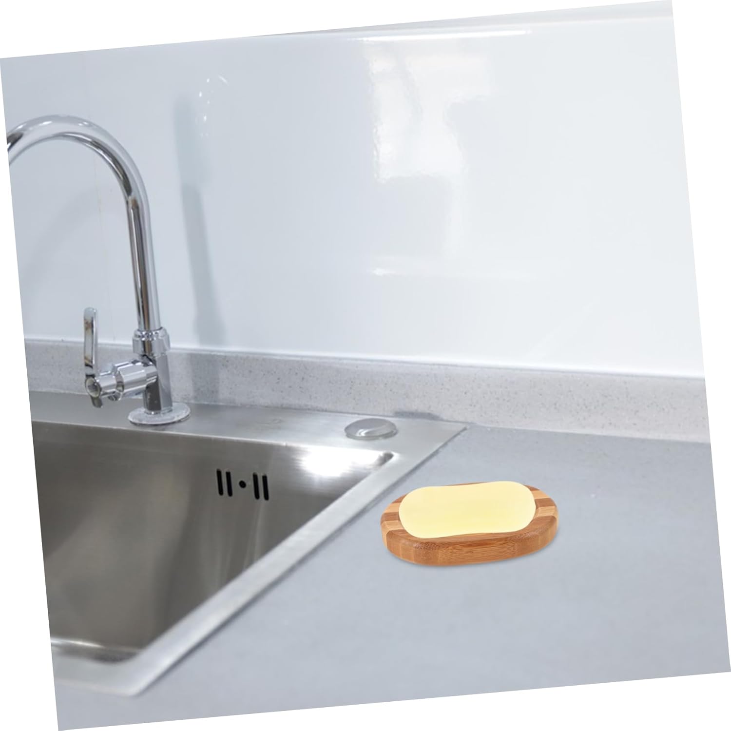 VALICLUD Zebra Pattern Soap Dish for Shower