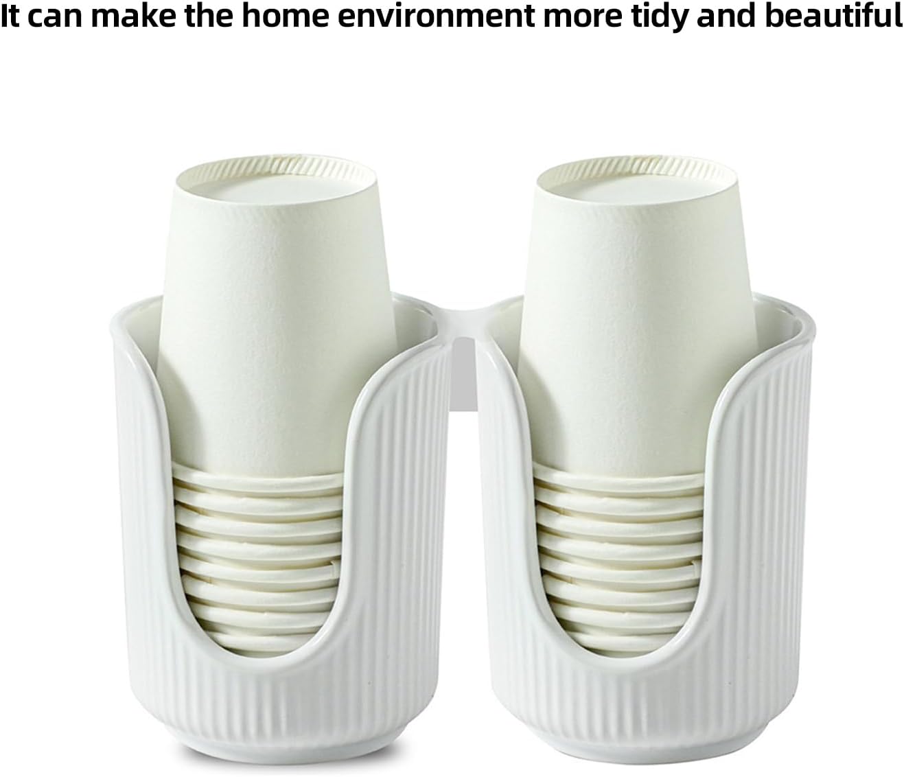Double Bathroom Cup Holder for 3-5oz Paper Cups