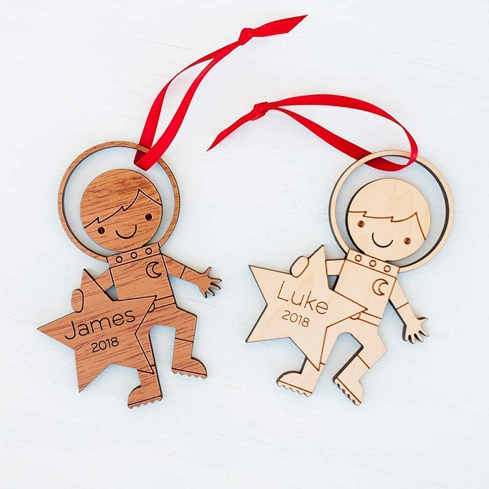 Graphic Spaces Astronaut Boy Ornament 2024