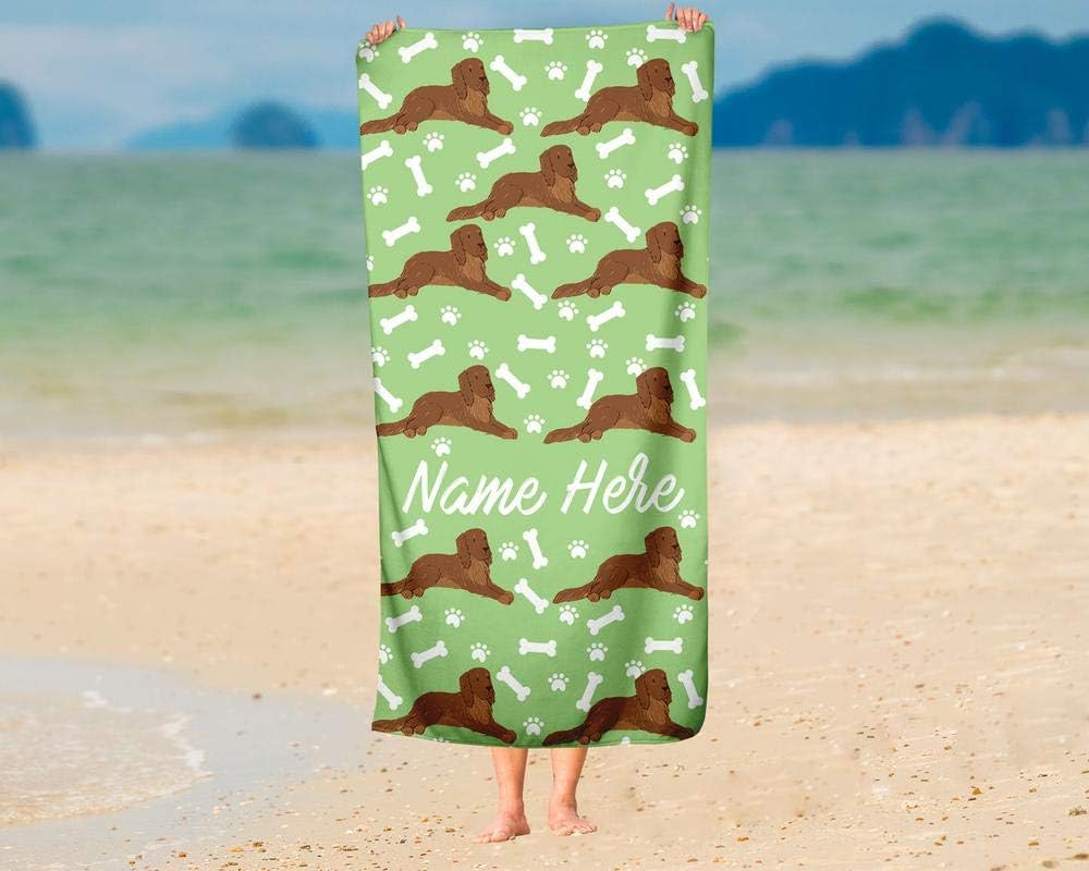 Personalized Pet Golden Retriever Towel for Kids