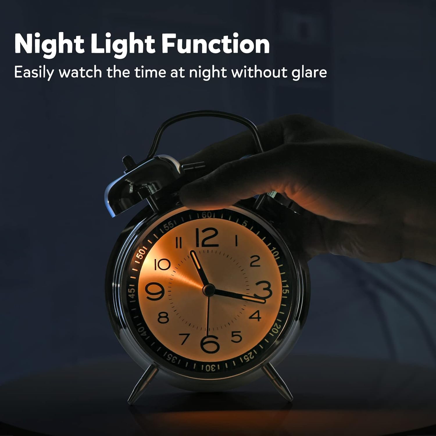 Cadmos Extra Loud Alarm Clock for Heavy Sleepers