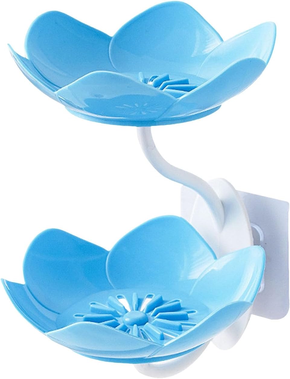 Qinlenyan Bathroom Soap Holder with Suction Cup and Drainage