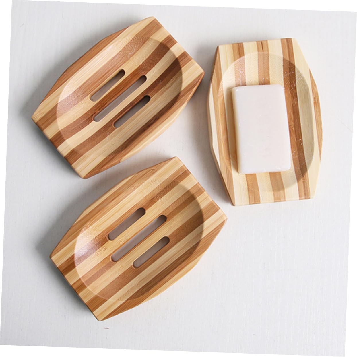 Wakauto 2pcs Drain Soap Holder for Bathroom Kitchen Shower