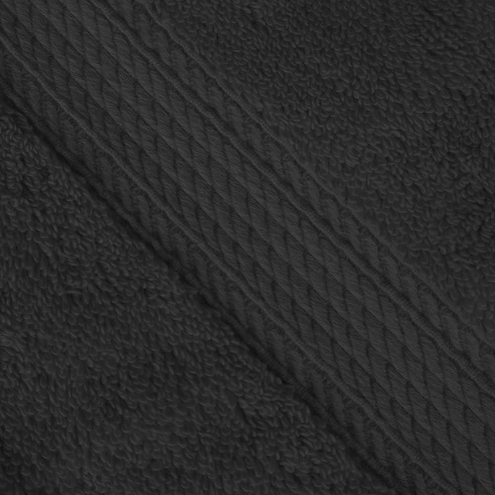 Superior Egyptian Cotton Pile 3 Piece Towel Set - Black
