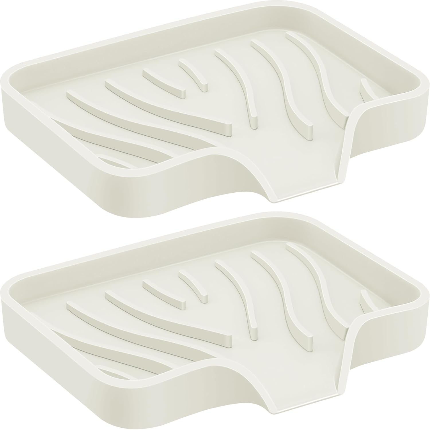 Spofit 2PCS Self-Draining Soap Holder
