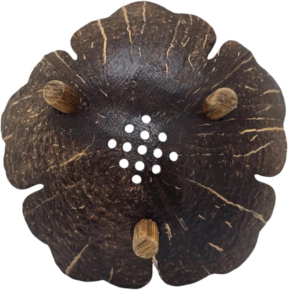 WitnyStore Thailand Coconut Shell Soap Dish Dispenser