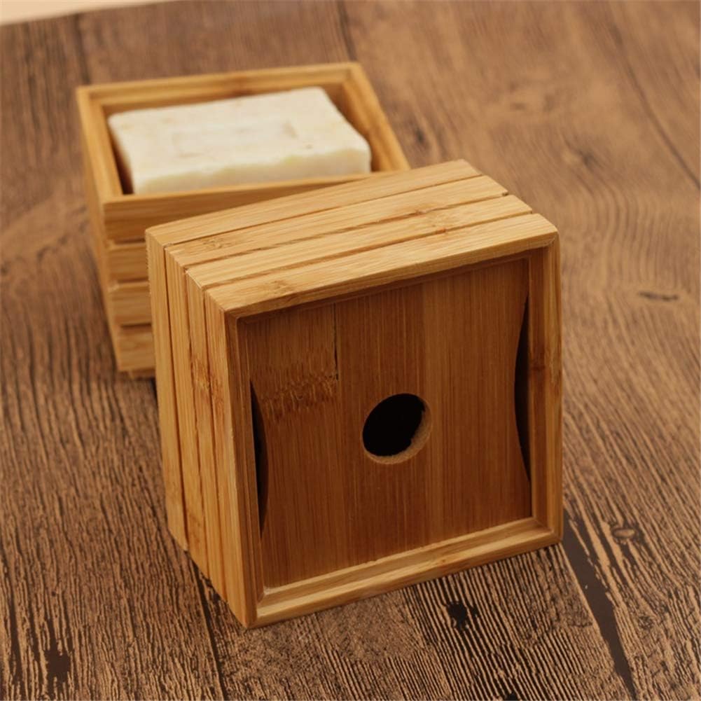 Wooden Bar Soap Holder for Shower Bathroom Sink Kitchen