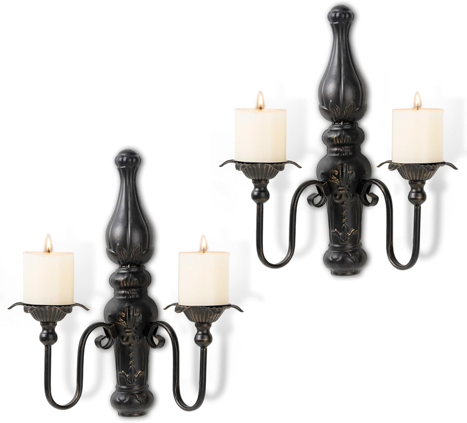 AimtoHome Vintage Candle Sconces Set of 2