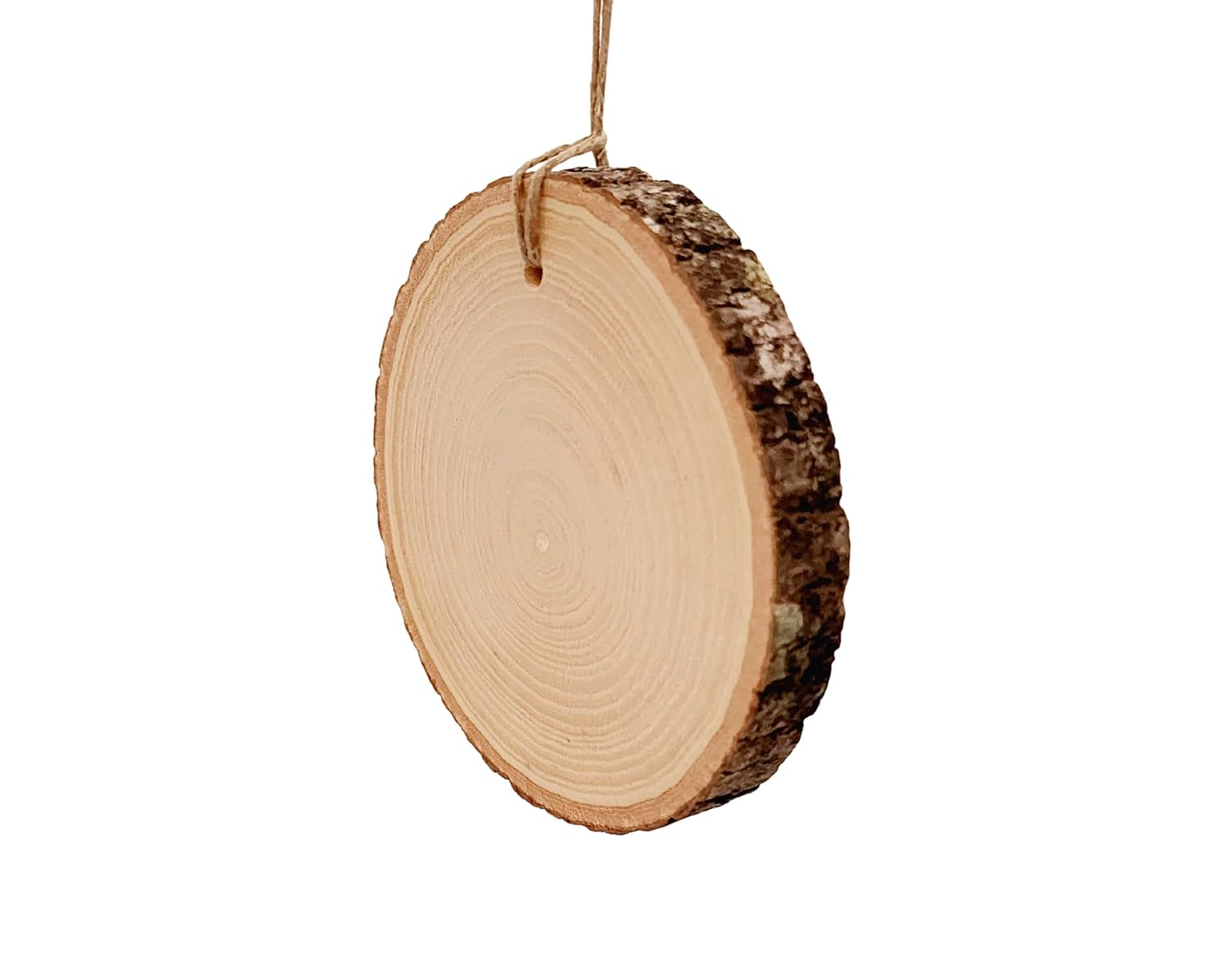 Babys First Christmas Ornament 2023 Natural Wood