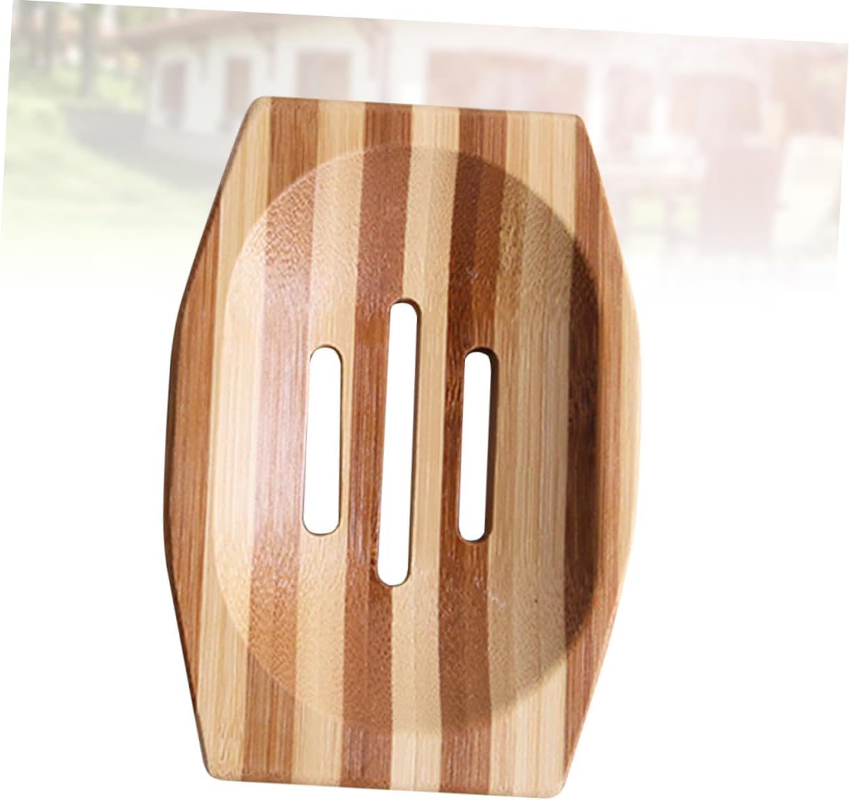 1pc Retro Soap Holder with Draining Design for Bathroom Kitchen