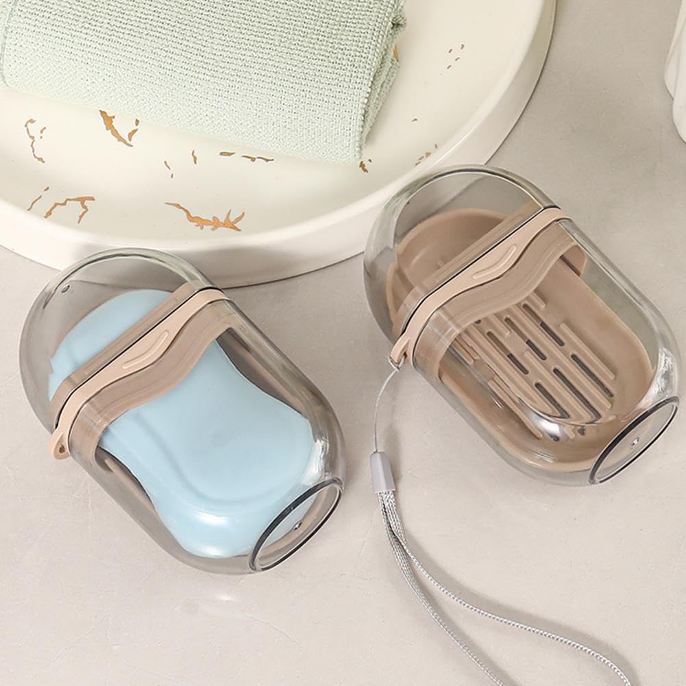 Leakproof Travel Soap Case with Drainage