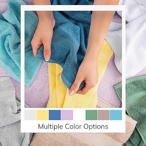 TEXTILOM 6 Pcs Bath Towel Set Hotel Quality Soft