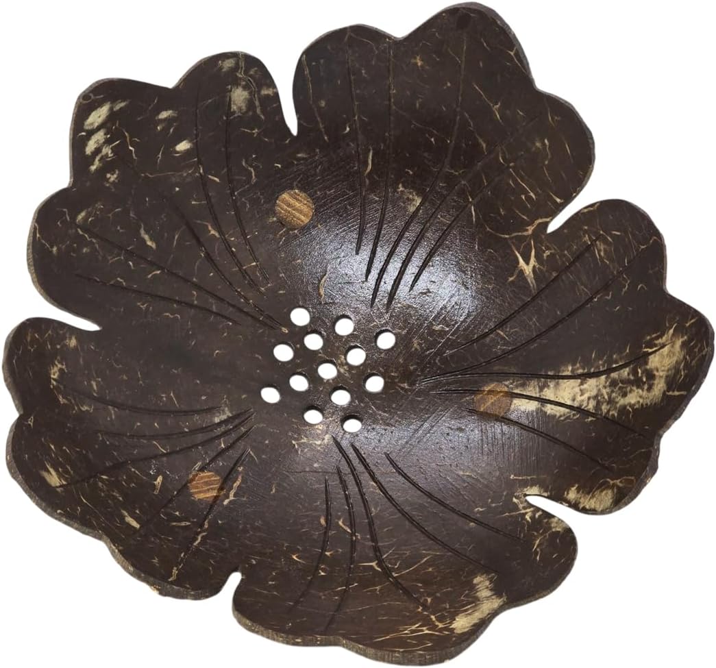 WitnyStore Thailand Coconut Shell Soap Dish Dispenser