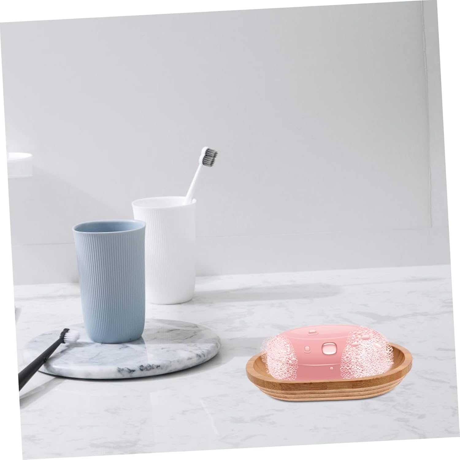 Alipis Bamboo Soap Rack with Drainage and Suction