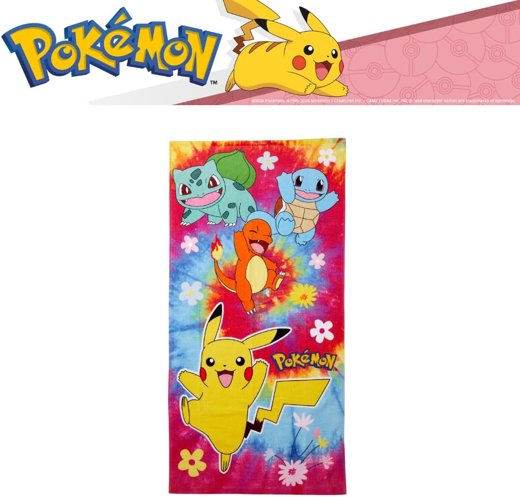 Franco Pokemon Bath Towel Set 2 Piece