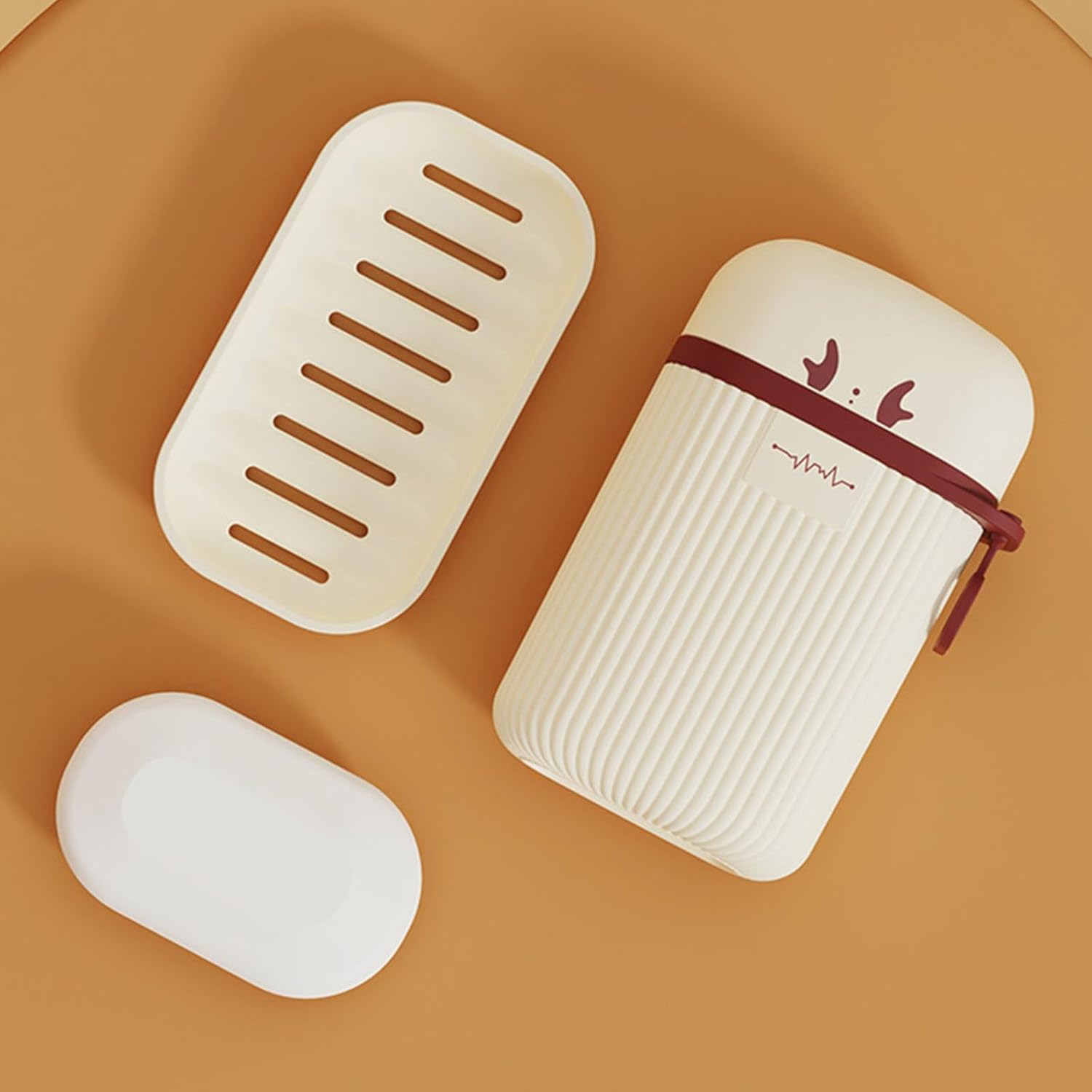 ZEXKENS Travel Soap Holder with Drainage Tray