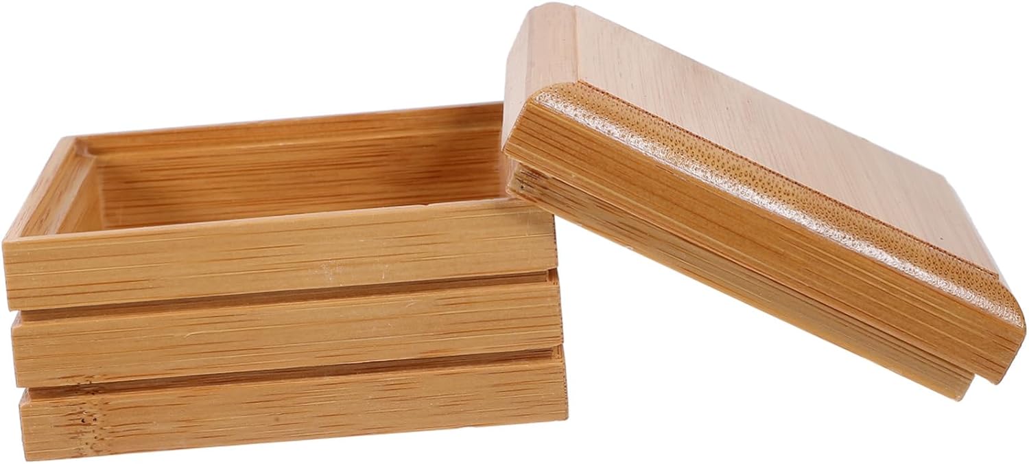 Elegant Wood Soap Dish for Bathroom Kitchen