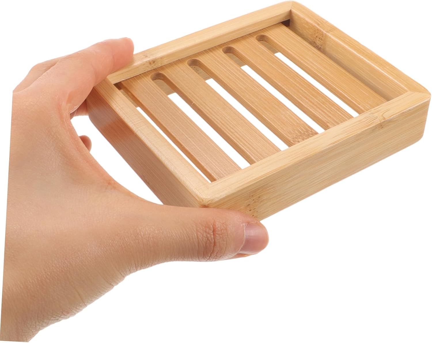 SOLUSTRE 1Pc Soap Dish with Draining Bar for Sink 1