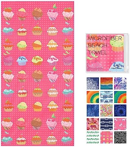Your Choice Microfiber Beach Towel - Quick Dry Sand Free Compact Travel
