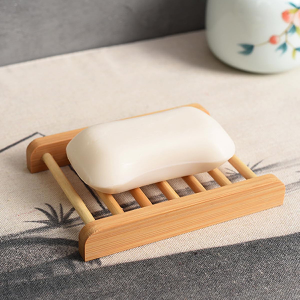 ABOOFAN Wooden Soap Holder for Bathroom and Kitchen