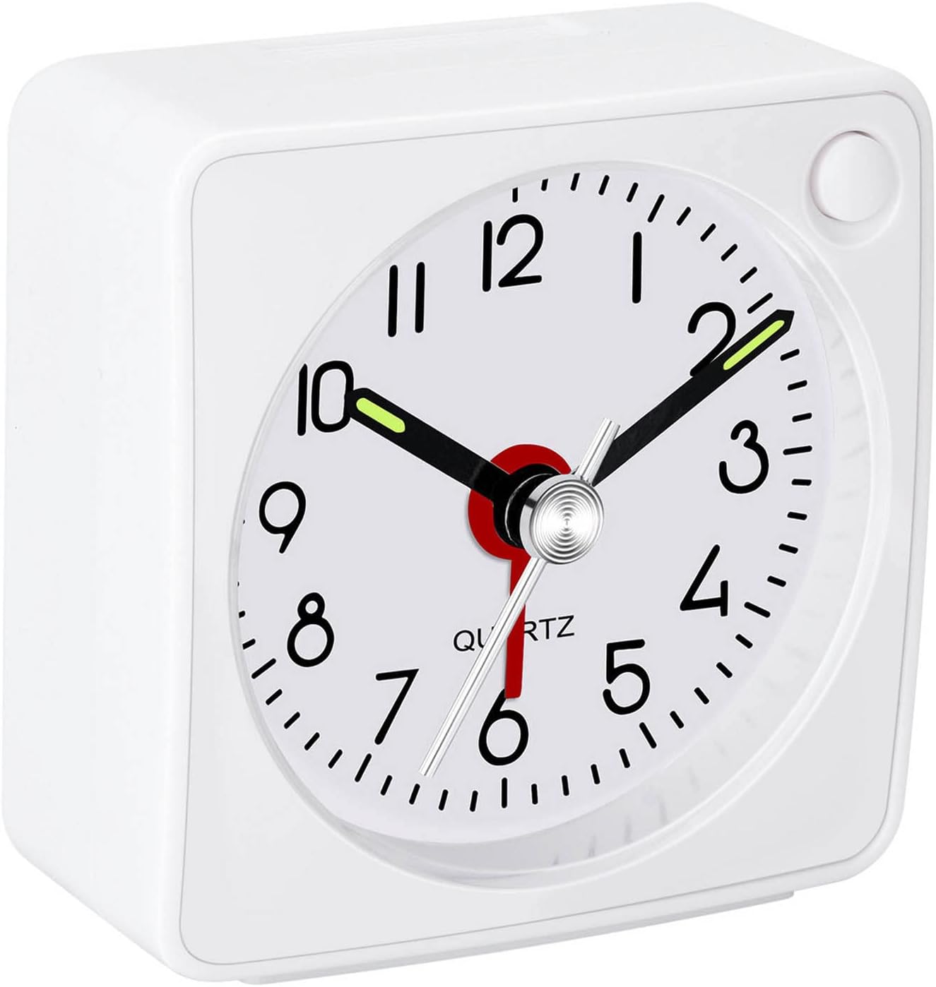 Jisile Ultra Small Analog Alarm Clock 225 Inch