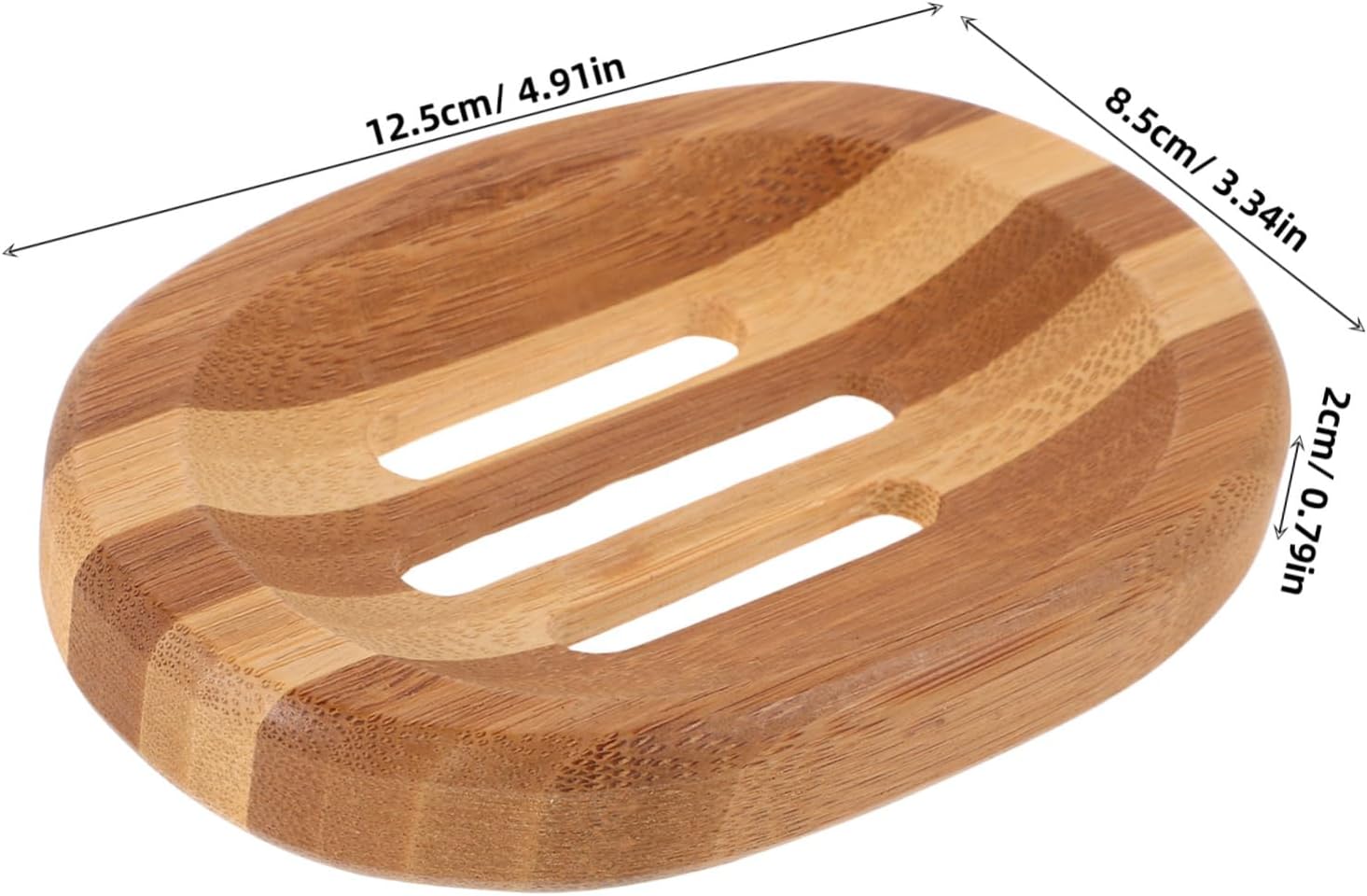 BESTYASH Rustic Zebra Wooden Soap Dish Holder