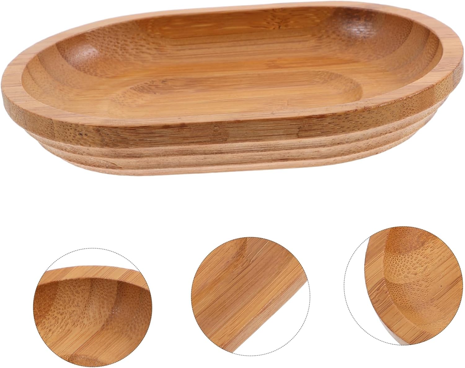 Zerodeko Bamboo Soap Rack for Bathroom and Kitchen