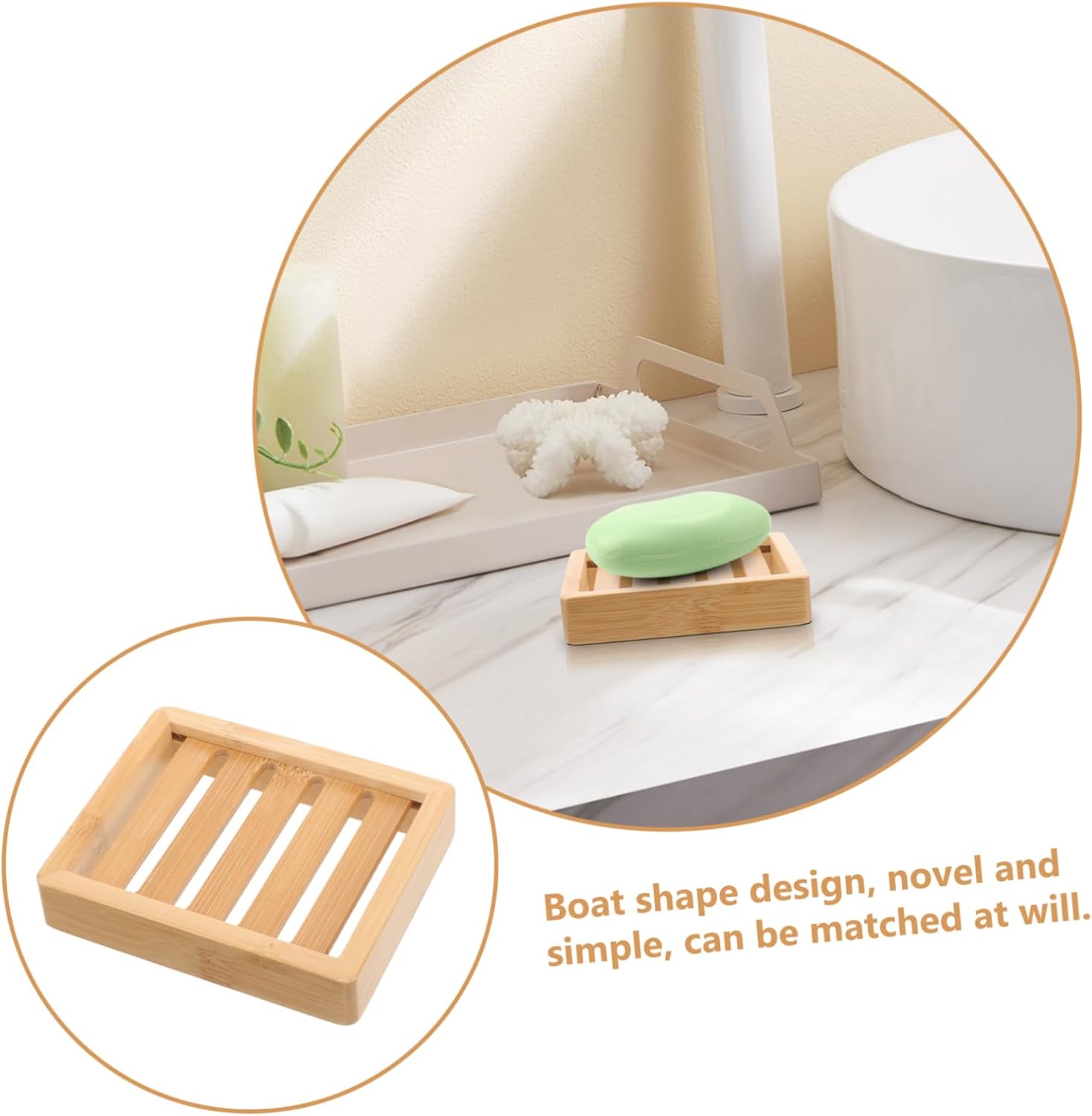 PRETYZOOM 1Pc Soap Draining Dish with 7 Drain Bars