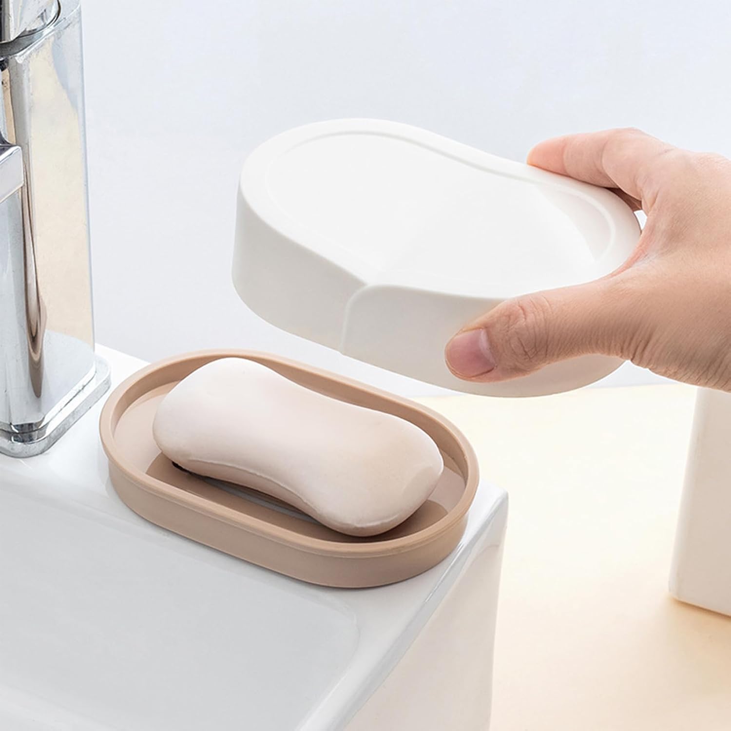 DSOPV Soap Dish with Anti-Slip and Dry Design