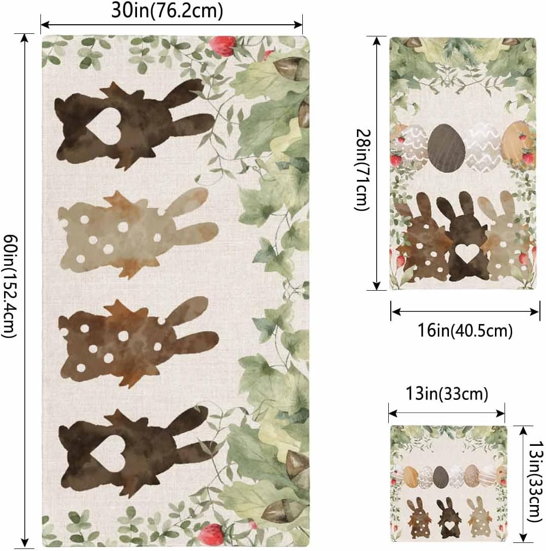 ZOE GARDEN Easter Bunny Towel Set 3-PC