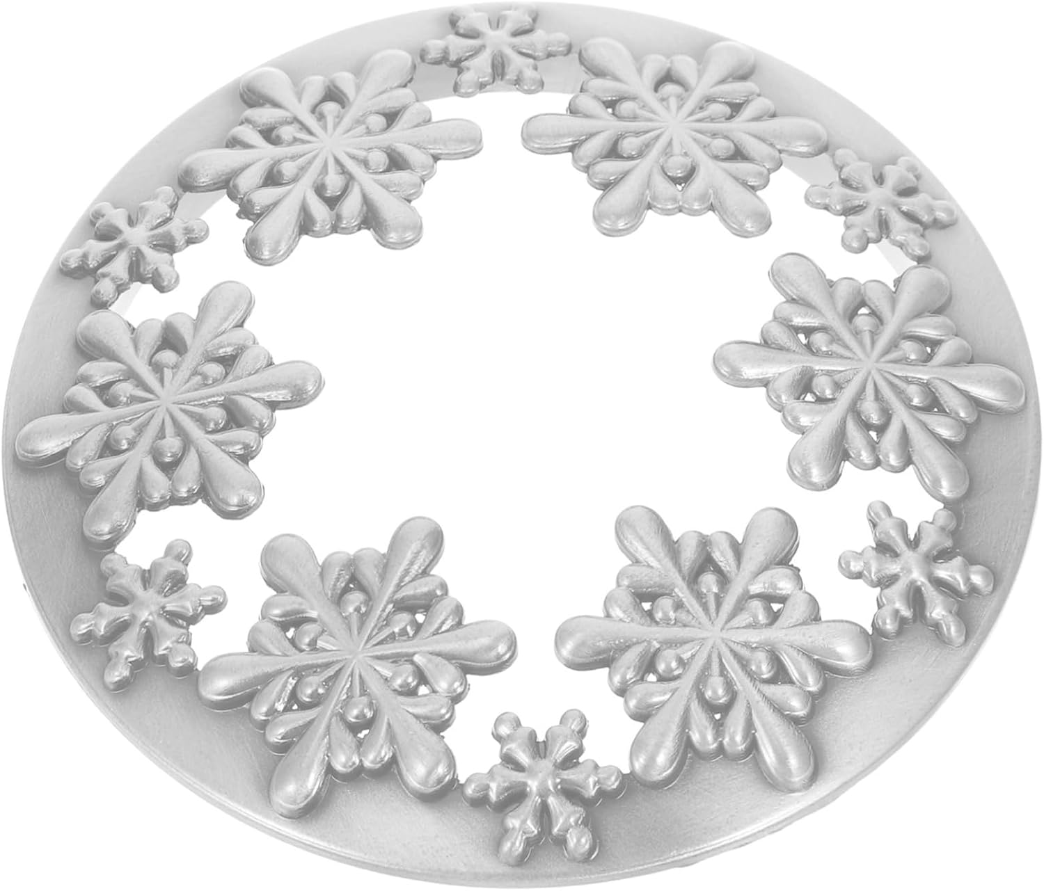 BEBEMOKO Vintage Snowflake Candle Jar Cover