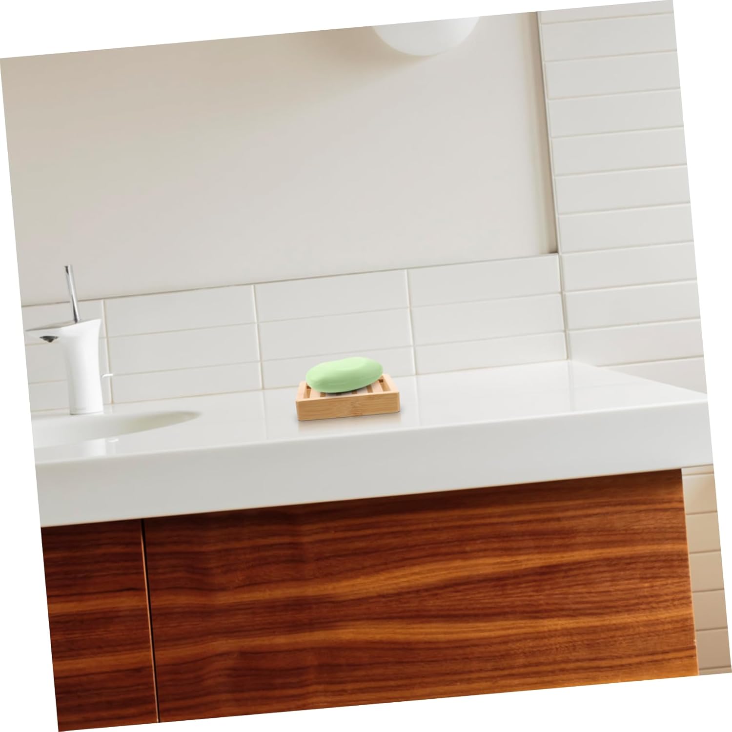 HAKIDZEL 1Pc Handmade Soap Dish with Drainage