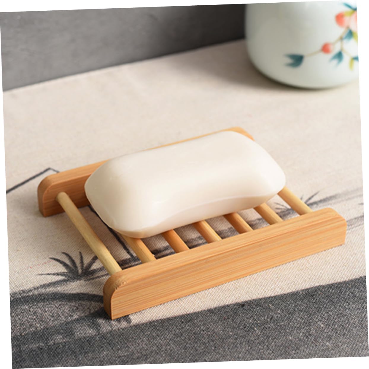 FIXOSHEE Wooden Soap Dishes Set for Shower Kitchen Bathroom 1