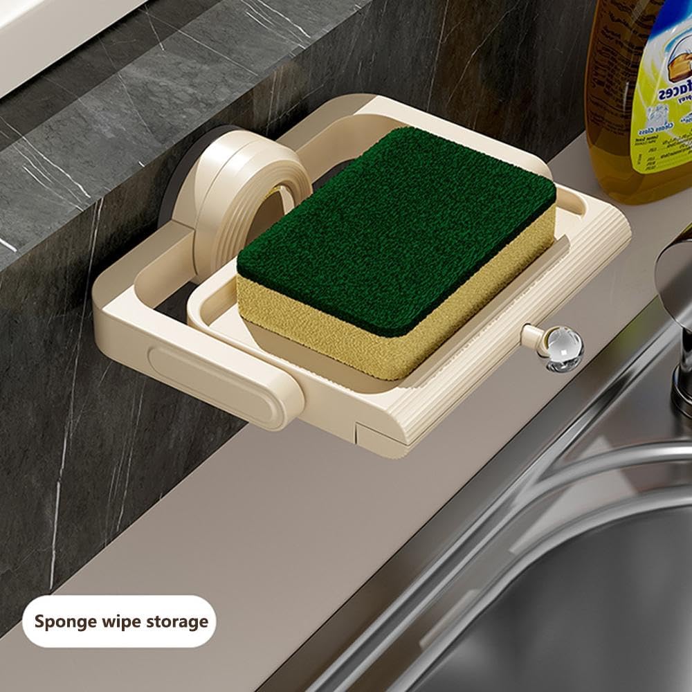 Rotatable Suction Cup Soap Dish - 360 Degree Swivel Holder
