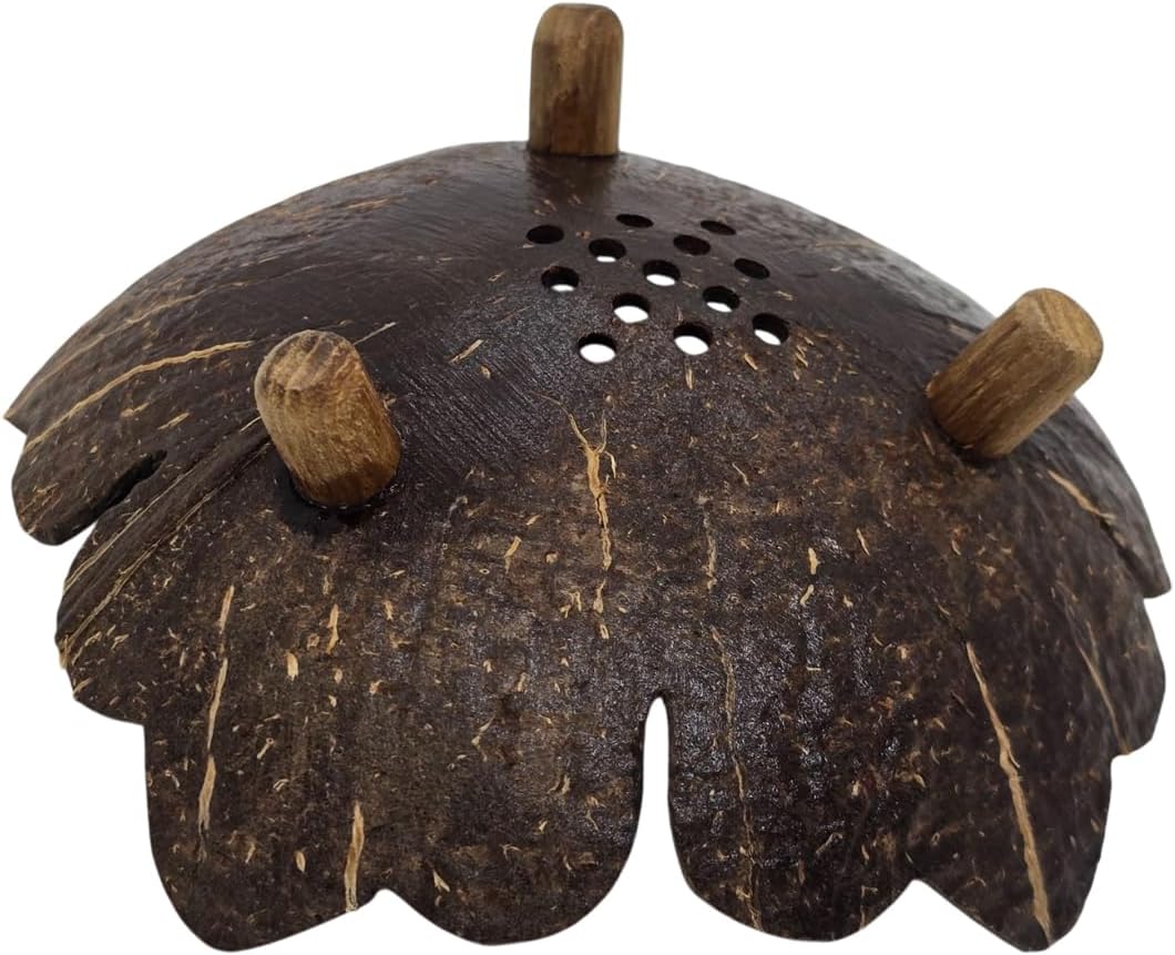 WitnyStore Thailand Coconut Shell Soap Dish Dispenser