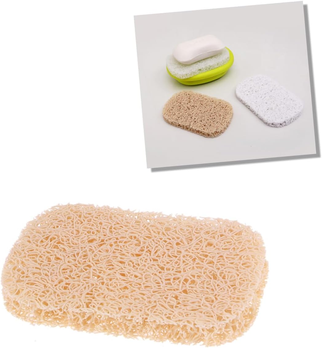 RORPOIR Soap Holder Dish Anti-Slip PVC Mat Pad for Bathroom Kitchen