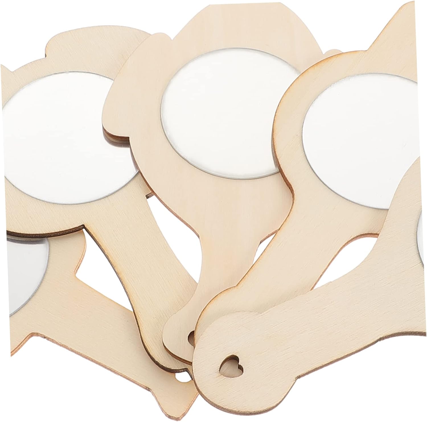 BESPORTBLE 10Pcs DIY Handheld Mirrors for Family Fun and Creative Crafts