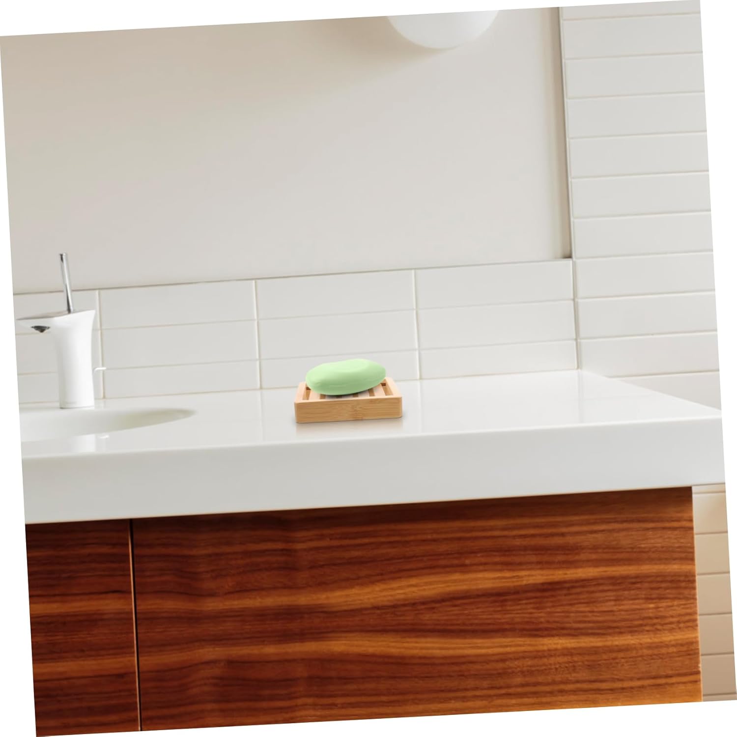 PRETYZOOM 1Pc Soap Draining Dish with 7 Drain Bars