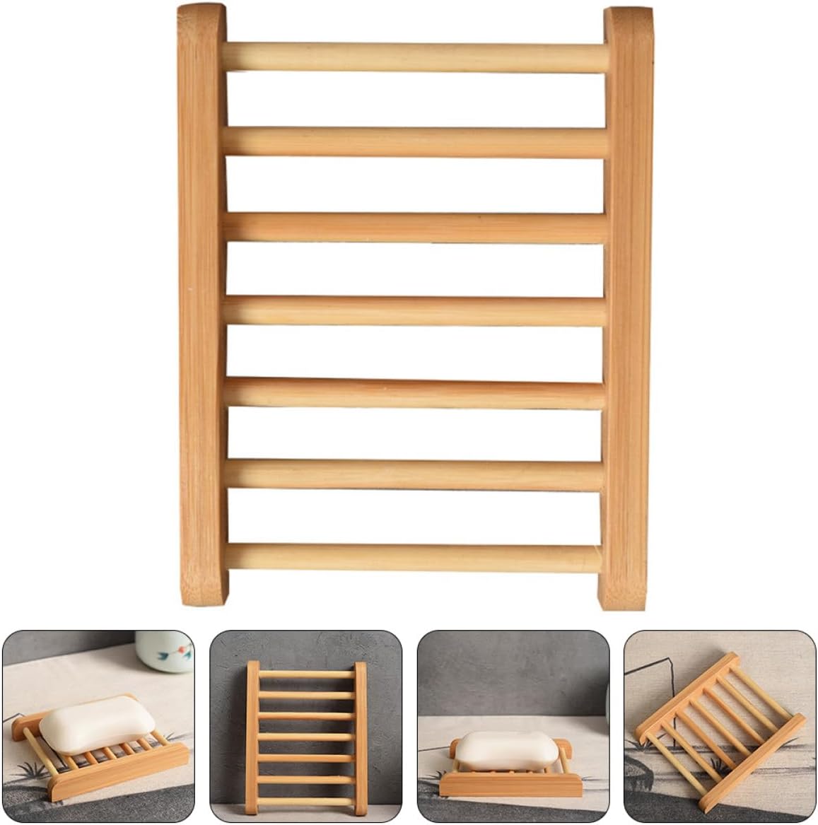 ABOOFAN Wooden Soap Holder for Bathroom and Kitchen