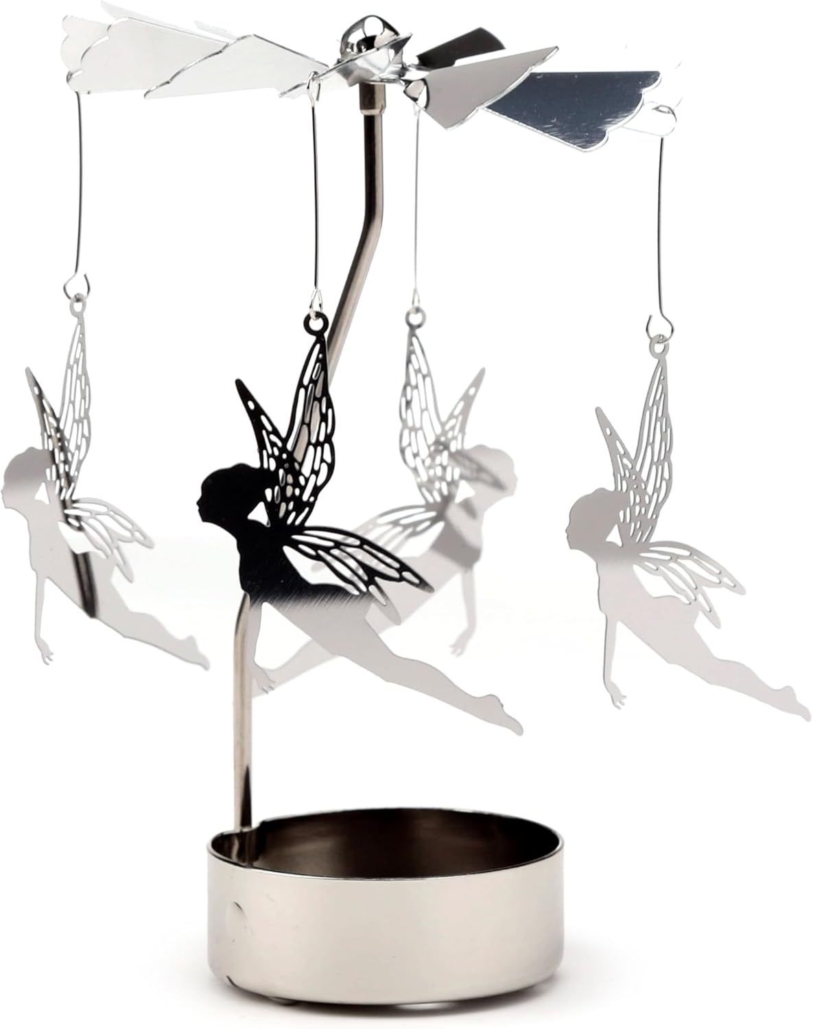 Fairy Rotating Carousel Tea Light Candle Holder