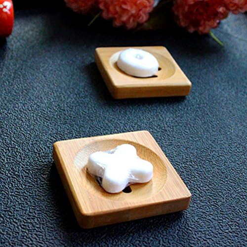 UnderReef Bamboo Soap Dish Square Holder 1