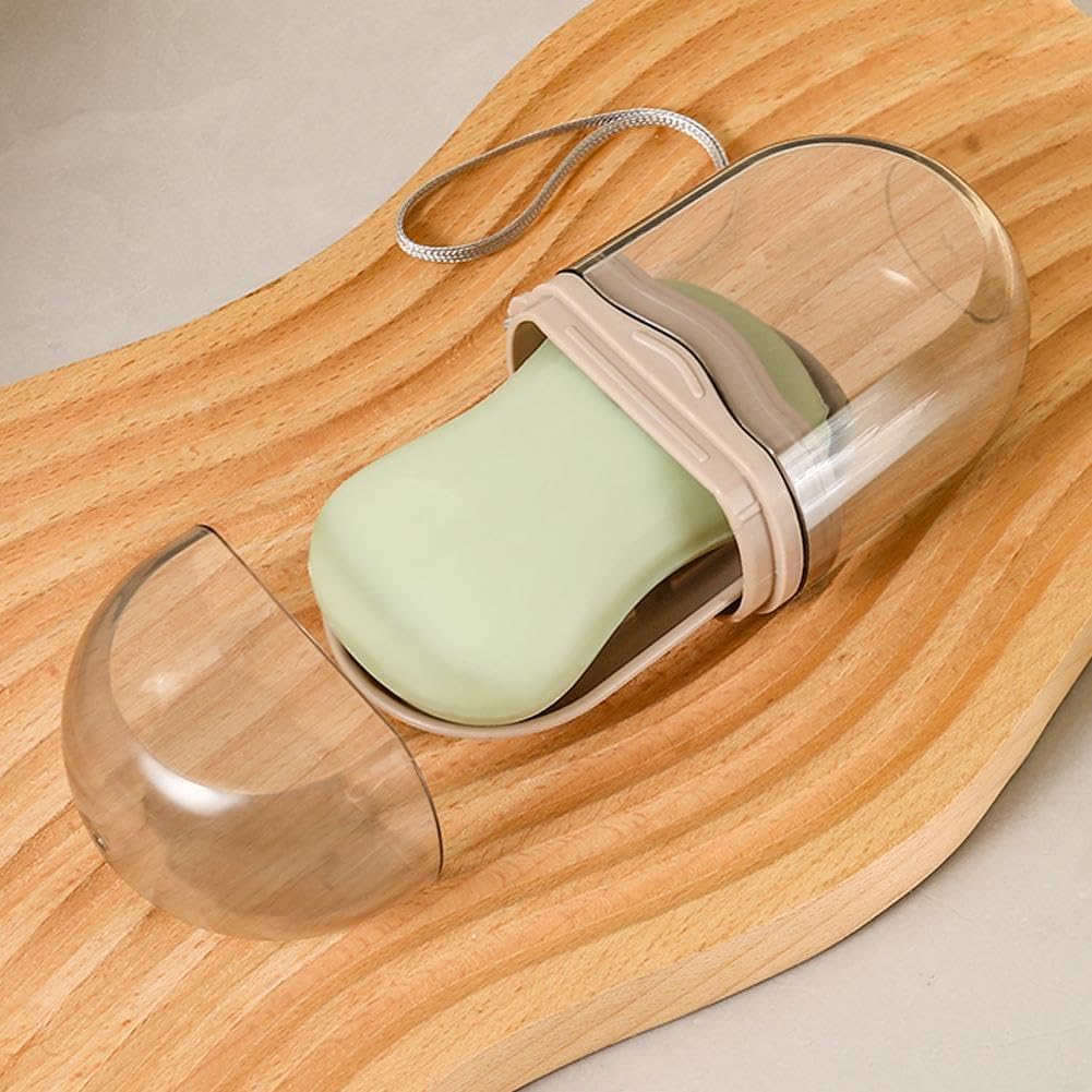 Travel Soap Case with Leakproof Lid and Drainage