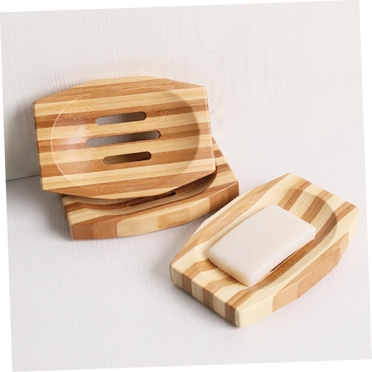 Wakauto 2pcs Drain Soap Holder for Bathroom Kitchen Shower