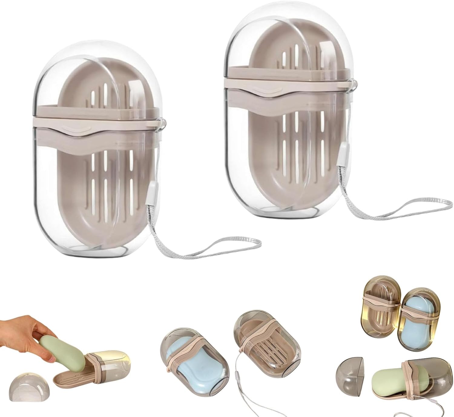 Travel Soap Case with Leakproof and Drainage