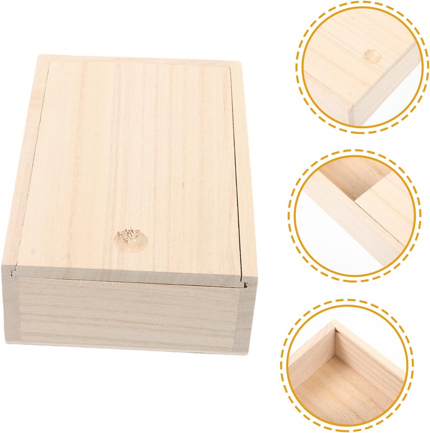 PRETYZOOM Wooden Soap Holder Multi-Functional Storage Dish